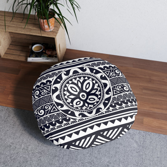 Tufted Floor Pillow, Round